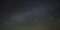 chuva de meteoros  Foto: Jeff Dai / NASA