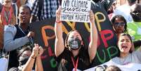 Protesto pelo clima na COP27 em Sharm El-Sheikh  Foto: EPA / Ansa - Brasil