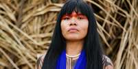 Watatakalu é coordenadora do braço de atuação feminina da Associação Terra Indígena do Xingu  Foto: Sitah/Divulgação / BBC News Brasil