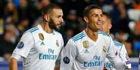 Benzema e Cristiano Ronaldo foram companheiros no Real Madrid (Foto: Reprodução)  Foto: Lance!