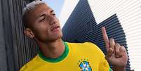 Richarlison é um dos garotos-propaganda da nova camisa da seleção.  Foto: Divulgação/CBF / Estadão