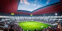 Estádio Al Bayt sediou a partida de estreia da Copa do Mundo 2022 entre Qatar e Equador (Foto: Divulgação)  Foto: Lance!