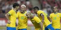 Neymar tem uma legião de fãs dentro da própria Seleção Brasileira (Foto: Lucas Figueiredo/CBF)  Foto: Lance!