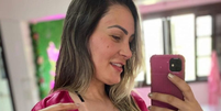 Ap&oacute;s interna&ccedil;&atilde;o, Andressa Urach posta foto fazendo bronzeamento  Foto: Reprodu&ccedil;&atilde;o/Instagram