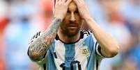Messi lamenta derrota da Argentina para a Arábia Saudita na Copa do Mundo 2022  Foto: Reuters