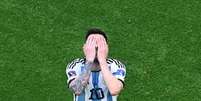 Messi marcou o único gol da Argentina (Antonin THUILLIER / AFP)  Foto: Lance!