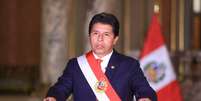 Presidente Castillo anuncia dissolução do Congresso no Peru  Foto: Twitter/@presidenciaperu / Estadão