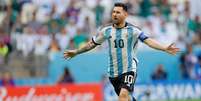 Veja os números de Messi contra o México (Foto: ODD ANDERSEN / AFP)  Foto: Lance!