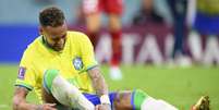 Neymar incentiva o Brasil antes do início da partida   Foto: Lance!