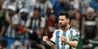 Lionel Messi durante a partida entre Argentina e México pela Copa do Mundo do Catar.  Foto: Reuters/Dylan Martinez