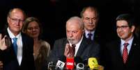 Lula dá entrevista em Brasília sobre a transição do governo.  Foto: Wilton Junior/Estadão / Estadão
