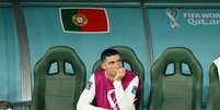 Cristiano Ronaldo se irritou após ser substituído na derrota de Portugal  Foto: REUTERS