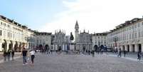 Comitiva brasileira foi recebida em Veneza  Foto: ANSA/ALESSANDRO DI MARCO / Ansa - Brasil