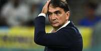 Técnico da seleção da Croácia, Zlatko Dalic, durante partida contra o Japão pelas oitavas de final da Copa do Mundo do Catar 05/12/2022   Foto: REUTERS/Dylan Martinez