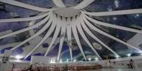 Catedral Metropolitana de Brasília, obra projetada por Oscar Niemeyer  Foto: EPA / Ansa - Brasil