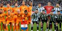 Holanda e Argentina duelam por uma vaga na semifinal da Copa do Mundo (Fotos: AFP)  Foto: Lance!