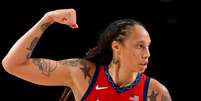 Brittney Griner foi libertada de prisão na Rússia após troca de prisioneiros com os EUA  Foto: REUTERS