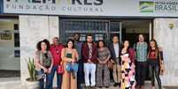 A foto mostra a equipe de transição que visitou a Fundação Palmares  Foto: Divulgação / Alma Preta