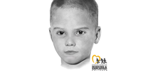O rosto do menino foi reconstru&iacute;do por um artista forense  Foto: National Center for Missing & Exploited Children / BBC News Brasil