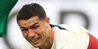 Cristiano Ronaldo chora após derrota de Portugal para o Marrocos na Copa 2022  Foto: Reuters
