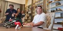 Ronaldo deixou de lado a pol&ecirc;mica e creditou fala de Kak&aacute; a um "erro de tradu&ccedil;&atilde;o".  Foto: Marcio Dolzan/Estad&atilde;o / Estad&atilde;o