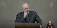 Lula chora durante sua diplomação  Foto: Reprodução TV Justiça