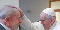 Papa Francisco e Lula se reúnem no Vaticano  Foto: Ricardo Stuckert / Ansa - Brasil