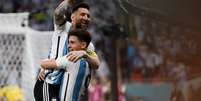 Messi, em seu último tango na Copa do Mundo (EFE/ Alberto Estevez)  Foto: Lance!