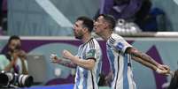 Di María e Messi atuam juntos na seleção argentina desde 2008 (JUAN MABROMATA / AFP)  Foto: Lance!