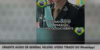 Posts compartilham &aacute;udio falsamente atribu&iacute;do ao ministro do GSI, general Augusto Heleno  Foto: Aos Fatos