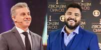 Fala de Paulo Vieira sobre Fausto Silva tem reação de Luciano Huck no 'Melhores do Ano', em 25 de dezembro de 2022.  Foto: Divulgação, TV Globo / Purepeople