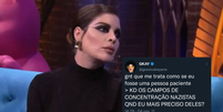 O Twitter de Gkay foi desativado após internautas resgatarem publicações antigas de cunho preconceituoso.  Foto: Reprodução, Multishow/Twitter / Purepeople