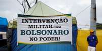 Acampamento bolsonarista em Brasília   Foto: Adriano Machado