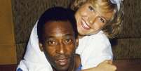 Pelé e Xuxa na época do namoro: casal perfeito na mídia, mas com conflitos na intimidade  Foto: Reprodução