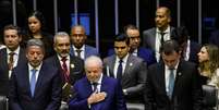 Luiz Inácio Lula da Silva (PT) assumiu a Presidência da República em cerimônia de posse neste domingo, 1º  Foto: REUTERS