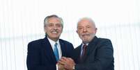 O presidente Luiz Inácio Lula da Silva (PT) se reuniu com o presidente da Argentina, Alberto Fernández, nesta segunda-feira, 2, em Brasília.  Foto: Adriano Machado / Reuters