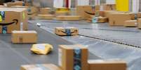 Centro de distribuição da Amazon na Cyber Monday em Robbinsville, New Jersey (EUA)
02/12/2019
REUTERS/Lucas Jackson  Foto: Reuters