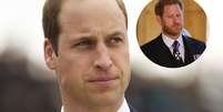 William fica furioso com relato de Harry em livro.  Foto: Getty Images / Purepeople