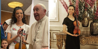 Para se apresentar para o Papa, Mary foi aprovada em um processo seletivo extenso de dois meses de dura&ccedil;&atilde;o  Foto: Reprodu&ccedil;&atilde;o/ Instagram: @mary_violinista