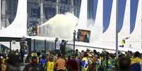 Manifestantes invadem Congresso, STF e Palácio do Planalto.  Foto: Marcelo Camargo, Agência Brasil / BM&C News