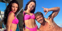 Larissa Manoela fez a primeira aparição de 2023 em um dos locais onde mais é flagrada: em uma praia!.  Foto: Reprodução, Instagram / Purepeople