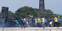 Golpistas invadem sedes do STF, do Planalto e do Congresso.  Foto: Wilton Junior/Estadão / Estadão