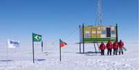 Equipe do Criosfera 2, que instalar&aacute; laborat&oacute;rio no interior da Ant&aacute;rtida  Foto: Jefferson Sim&otilde;es / Divulga&ccedil;&atilde;o