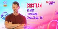 Cristian BBB 23 -  Foto: Divulga&ccedil;&atilde;o Globo / Famosos e Celebridades