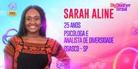 BBB 23: saiba tudo sobre Sarah Aline, integrante do grupo Pipoca -  Foto: Divulgação/TV Globo / Famosos e Celebridades