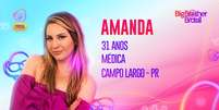 Amanda BBB 23 -  Foto: Divulgação Globo / Famosos e Celebridades