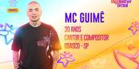 MC Guimê BBB 23 -  Foto: Divulgação Globo / Famosos e Celebridades