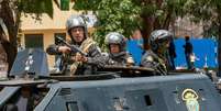 Policiais em Cusco  Foto: Getty Images / BBC News Brasil