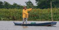 Índio canoeiro da aldeia Uberaba  Foto: Luiz Felipe Mendes/Estadão / Estadão