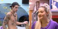 Gabriel e Mar&iacute;lia, ap&oacute;s avalia&ccedil;&otilde;es no 'querid&ocirc;metro'  Foto: Reprodu&ccedil;&atilde;o/Globo